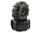 X-Maxx Pre-Mounted Paddle Tires & Wheels (2) (Black) on Sale