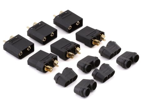 XT90 Connectors (3 Female 3 Male) (Black) Supply