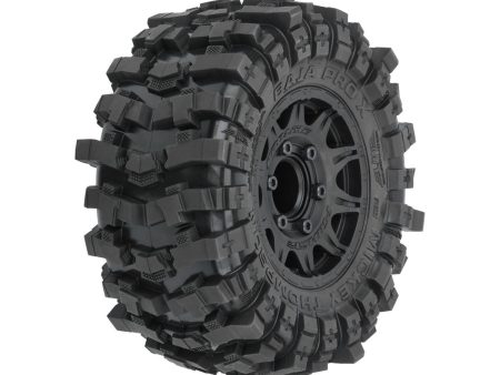 Mickey Thompson Baja Pro X 2.8  Pre-Mounted Tires w Raid Rear Wheels (2) (Black) w 12mm Removable Hex on Sale