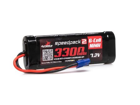 7.2V 3300mAh 6-Cell Speedpack2 Flat NiMH Battery: EC3 Online Sale