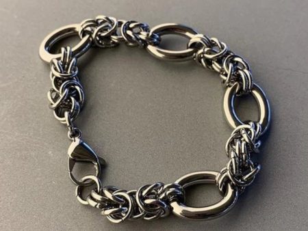 [ESC MAN STUDIO] SILVER BRACELET AX05 Discount