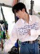 Korean design sense letters printed shirt na1164 Fashion