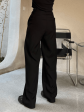 [EVERDANA] straight drape  texture trousers  NA190 Online Sale