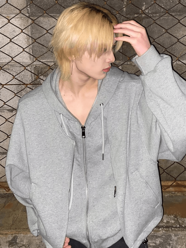 [_kuro_05] short hooded sweater kr11 Cheap