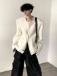 【AutumnWind】 Wool White Tweed Jacket  na1440 Discount