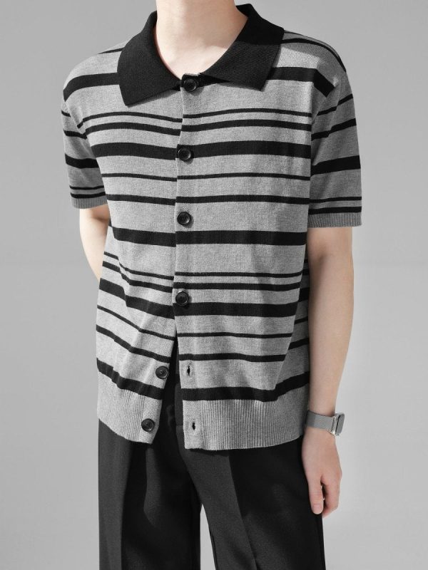 【HOHO】 striped T-shirt  na1346 Hot on Sale