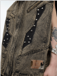 【CulturE】Heavy sleeveless jacket na1309 Online Hot Sale