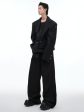 【CulturE】 Double Layered Irregular Jacket + Bottoms na1457 Online Sale