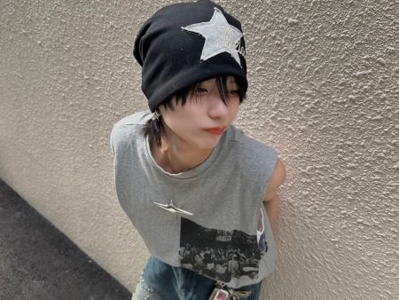 [FLAT ROOM] Star Hip Hop Street Heap Hat FL51 For Cheap