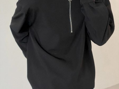 [DAZIONSED] Harf zip long t-shirt na101 on Sale