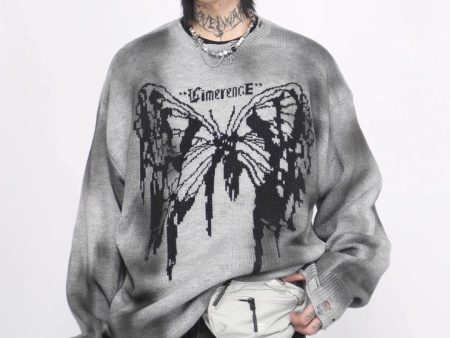 【Mz】broken holes sweater  na1474 Fashion