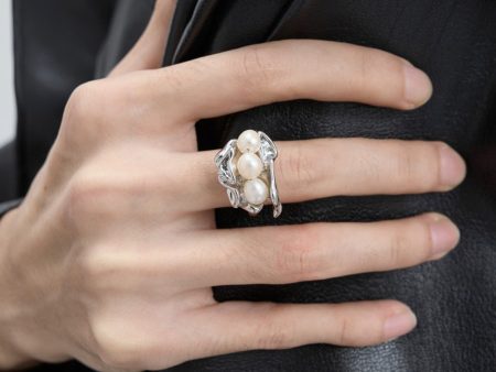 【Struc Ton】 Pearl Ring na1442 For Sale