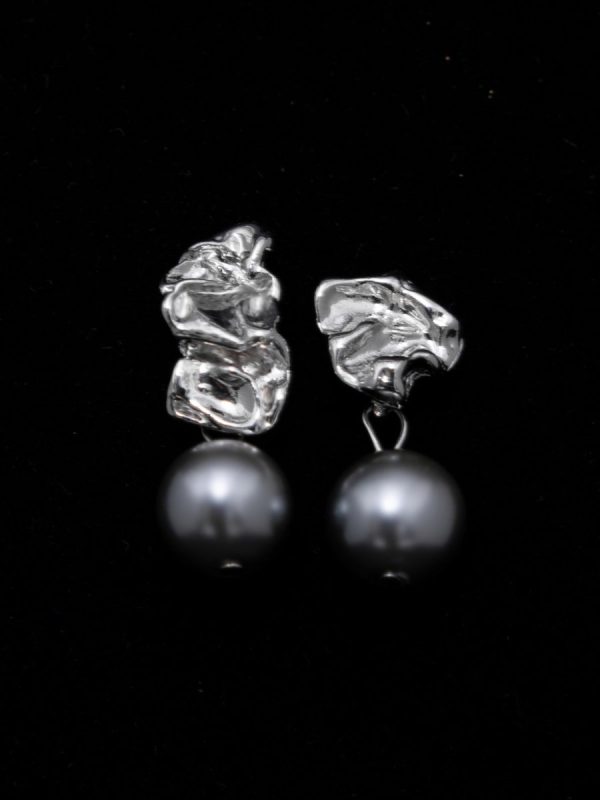 【Struc Ton】Pearls Design Earrings na1388 For Discount