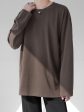 [HOHO] Self-made high-end drape solid color T-shirt na750 For Sale