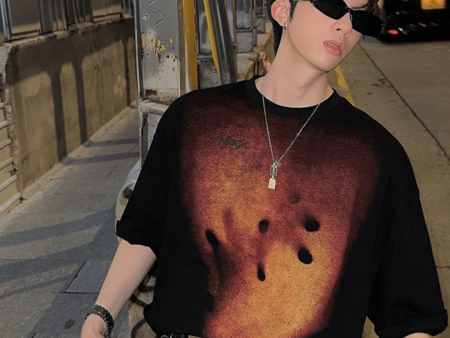 【JH HOMME】Cotton Round Neck T-shirt  na1319 Online Hot Sale