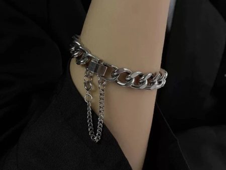 SILVER BRACELET AX25 on Sale