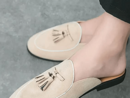 Closed-toe Backless Casual Leather Shoes  na1133 For Sale