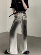 【AutumnWind】black and white jeans  na1366 Discount